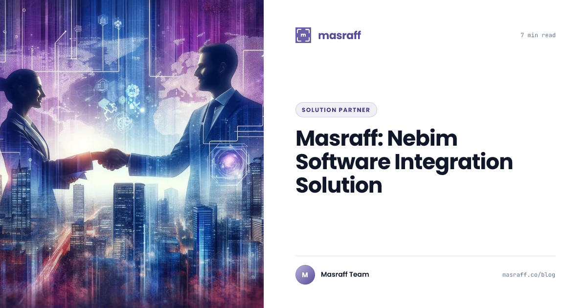 Masraf Nebim Software Integration Solution | Masraff