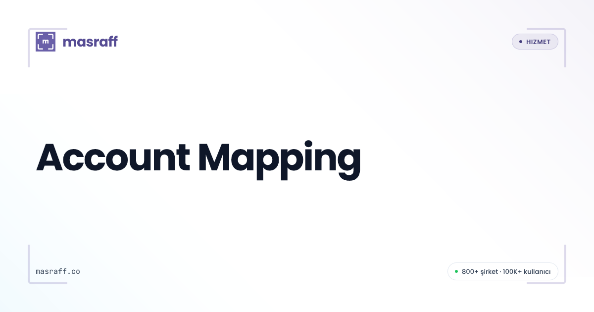 Account Mapping — Corporate Expense Management | Masraff
